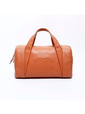 Chanel Boston Bag Number 10 Lambskin Stitch